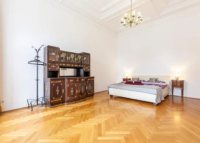 Royal Apartment By Charles Bridge View Of Saint Nicholas Church